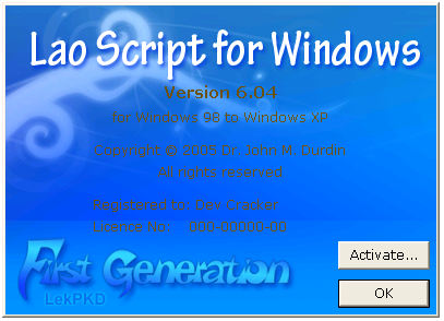 laos script for windows 8